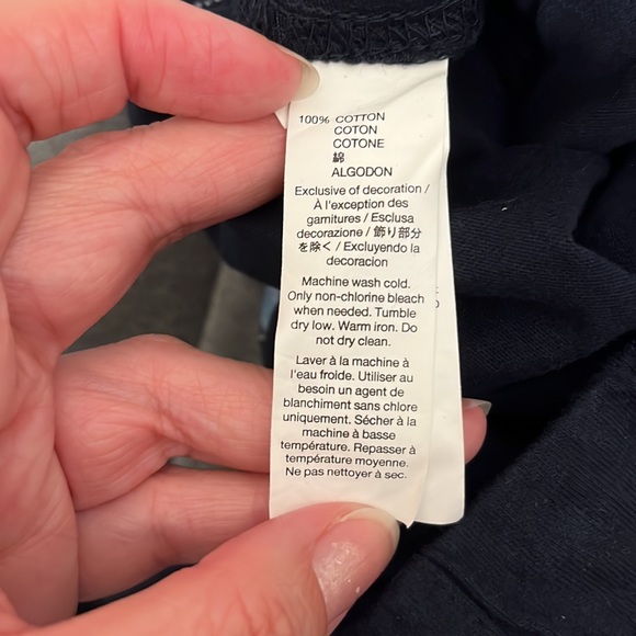 Gap boy navy cotton pants Nwt size 4 - Picture 6 of 8